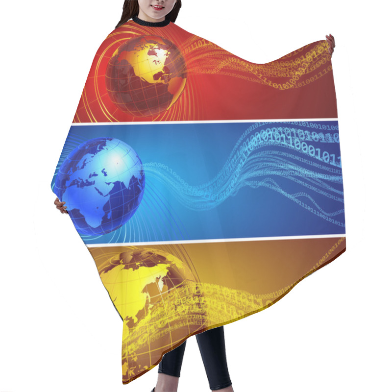 Personality  Global Communication Hair Cutting Cape