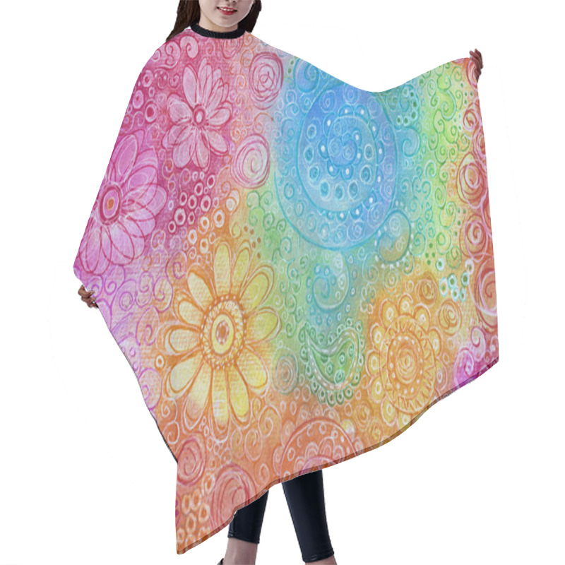 Personality  Abstract Pattern Background Hair Cutting Cape