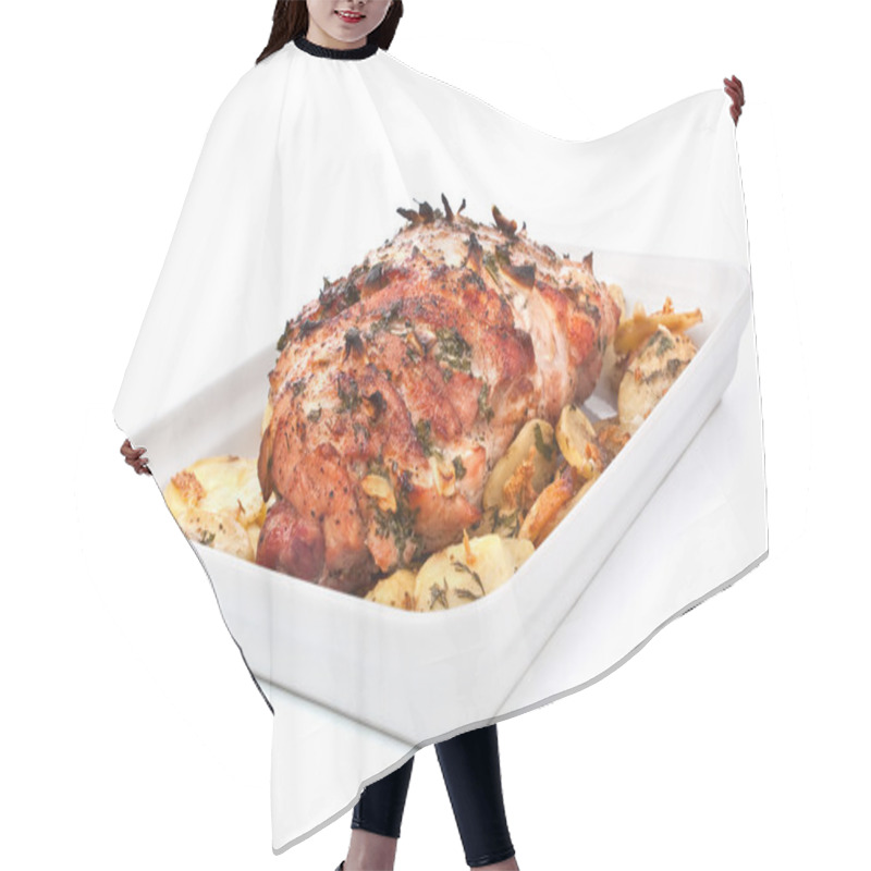 Personality  Roasted Pork Hair Cutting Cape