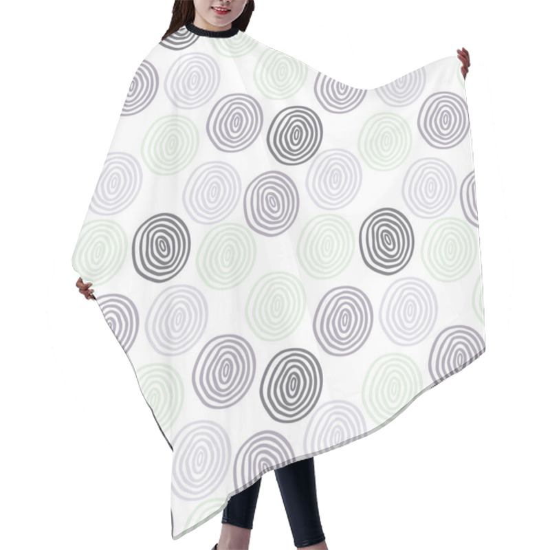 Personality  Seamless Circle Background Hair Cutting Cape