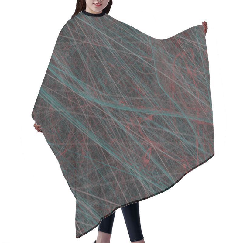 Personality  Abstract Fractal Texture Background Hair Cutting Cape