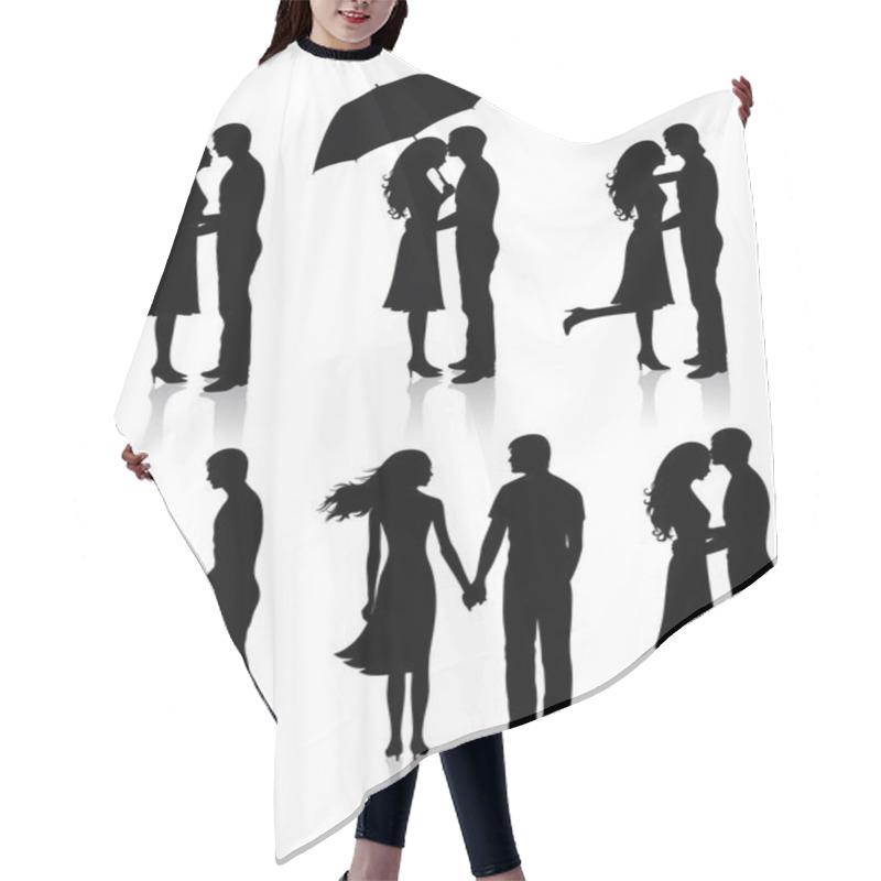 Personality  Collection Of Couples. Hair Cutting Cape