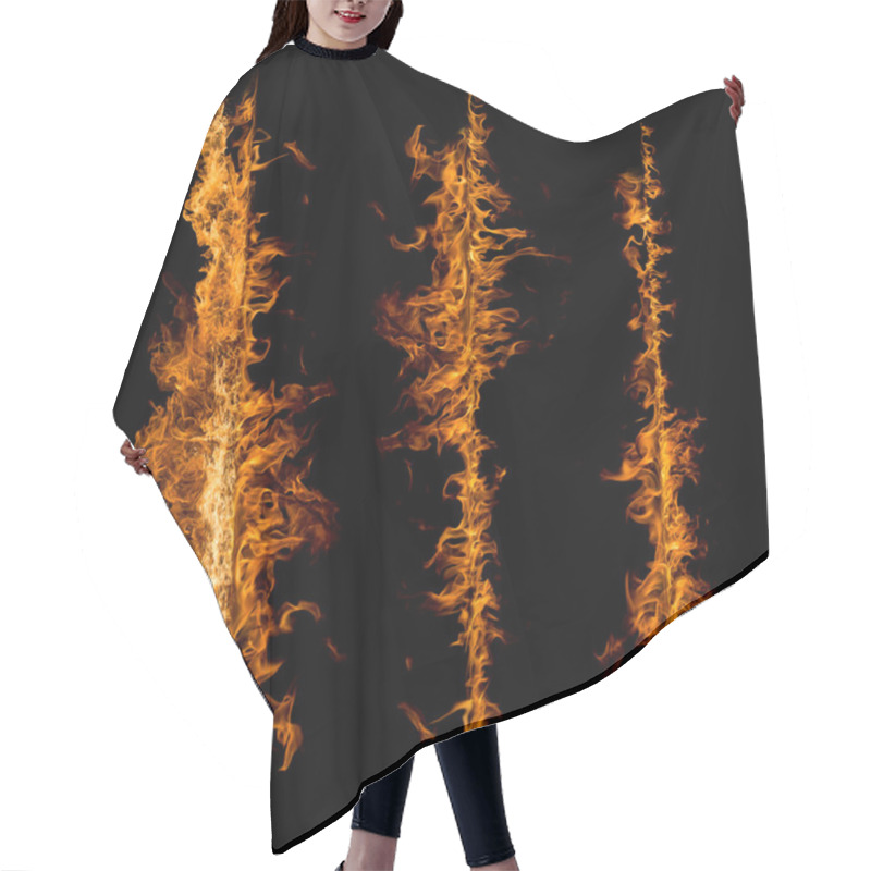 Personality  Fire Flames Collection Hair Cutting Cape