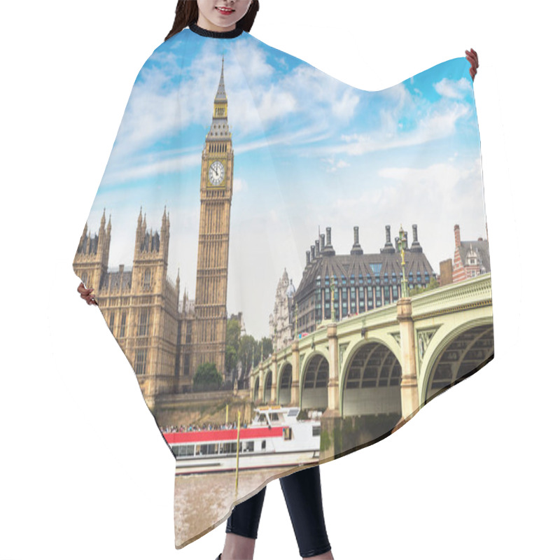 Personality  Big Ben, Parliament, Westminster Bridge Hair Cutting Cape