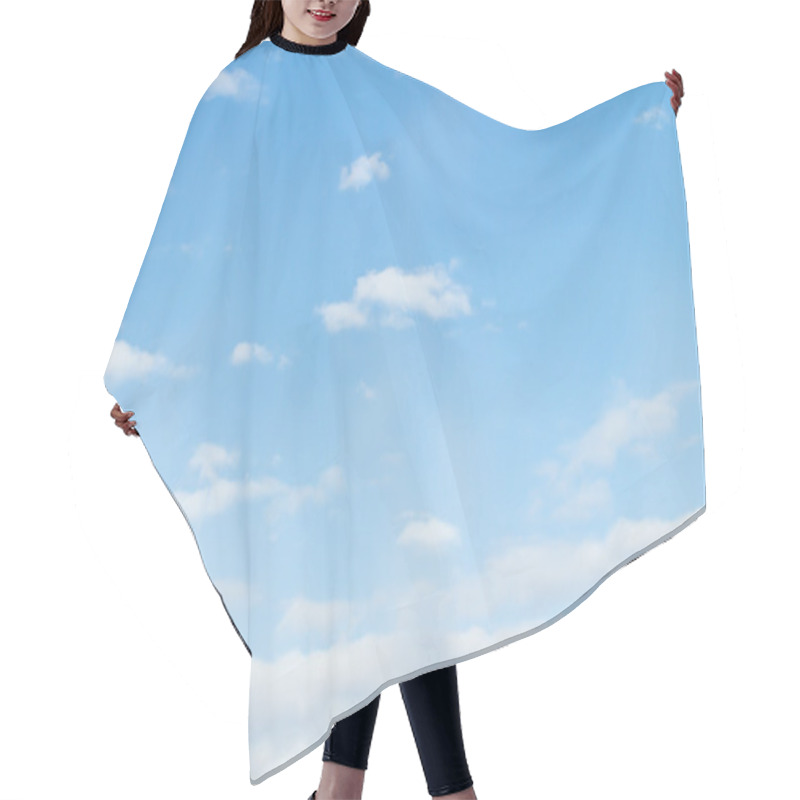 Personality  Clouds In Blue Sky Hair Cutting Cape