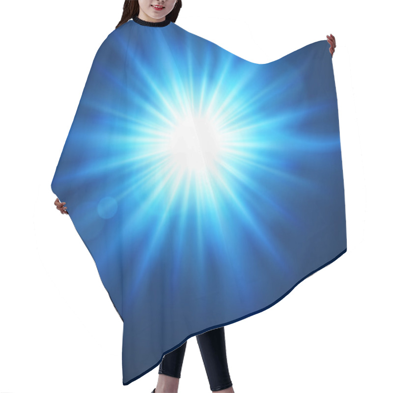 Personality  Lens Flare Vector Background Hair Cutting Cape