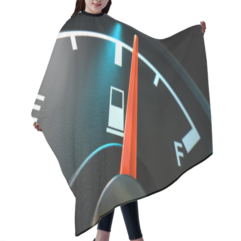 Personality  Gas Gage Illuminated Half Hair Cutting Cape