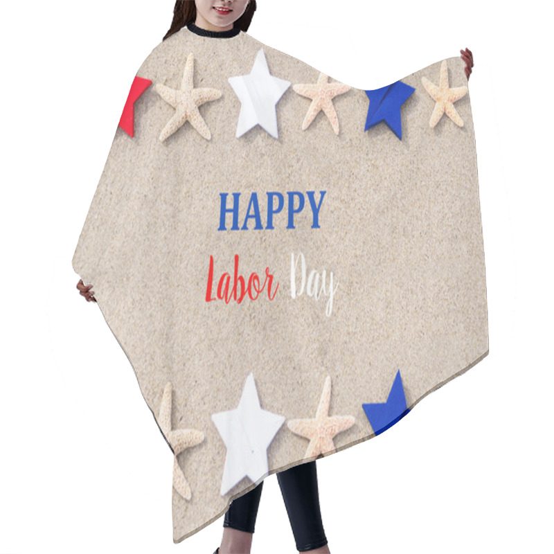 Personality  Happy Labor Day Background Hair Cutting Cape