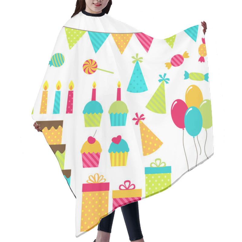 Personality  Birthday Party Hair Cutting Cape