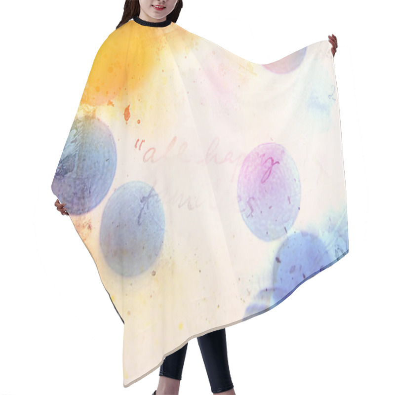 Personality  Abstract Grunge Background Hair Cutting Cape