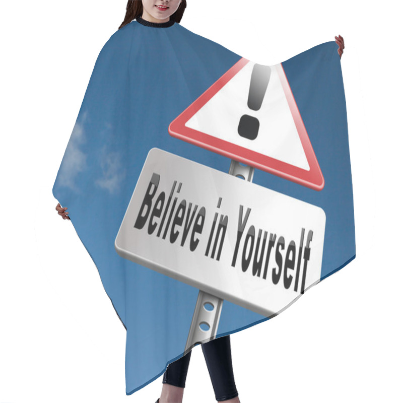 Personality  Believe In Yourself Hair Cutting Cape