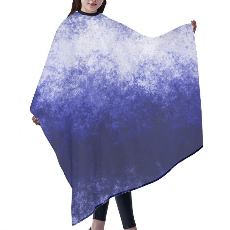 Personality  Unnatural Digital Tie Dye Like Seamless Pattern Hair Cutting Cape