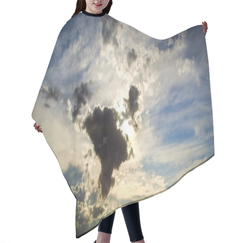 Personality  Amazing Sky Hair Cutting Cape