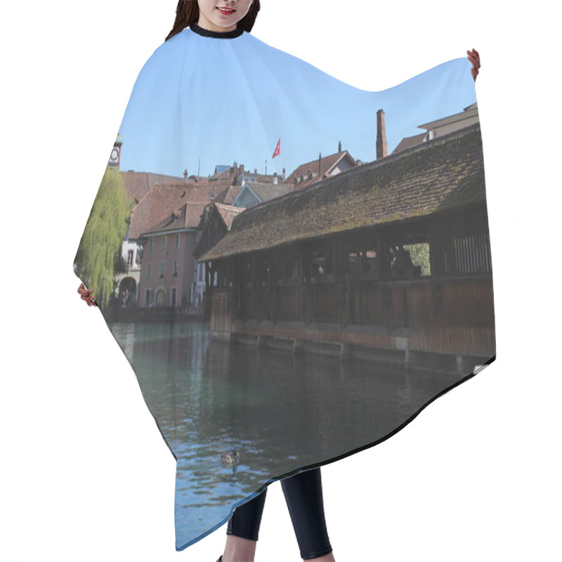 Personality  Thun,  Small Town In Switzerland Hair Cutting Cape