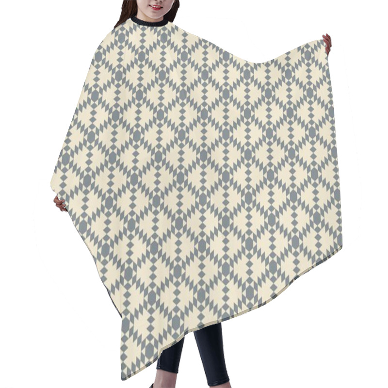 Personality  Seamless Abstract Background With Geometric Elements Hair Cutting Cape