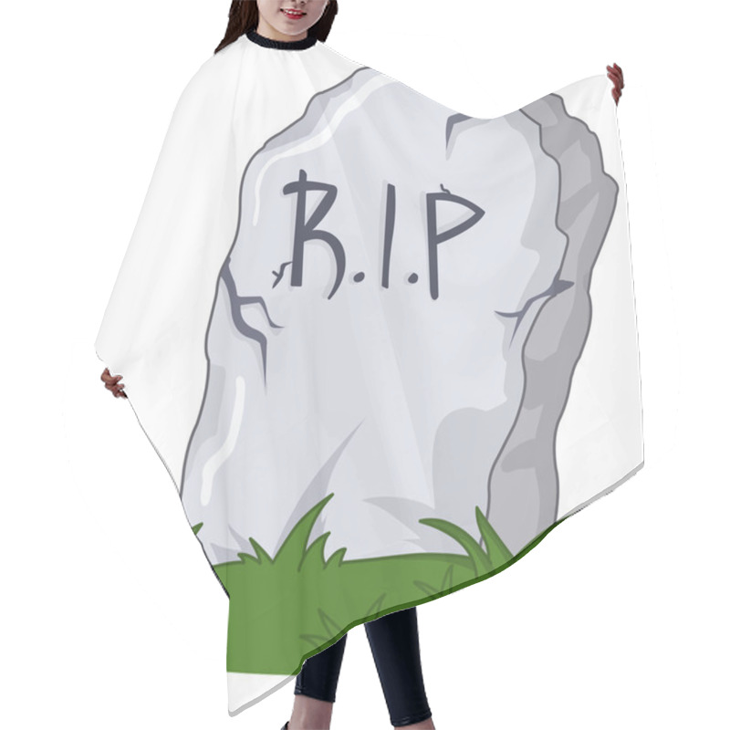 Personality  Cartoon Grave Hair Cutting Cape