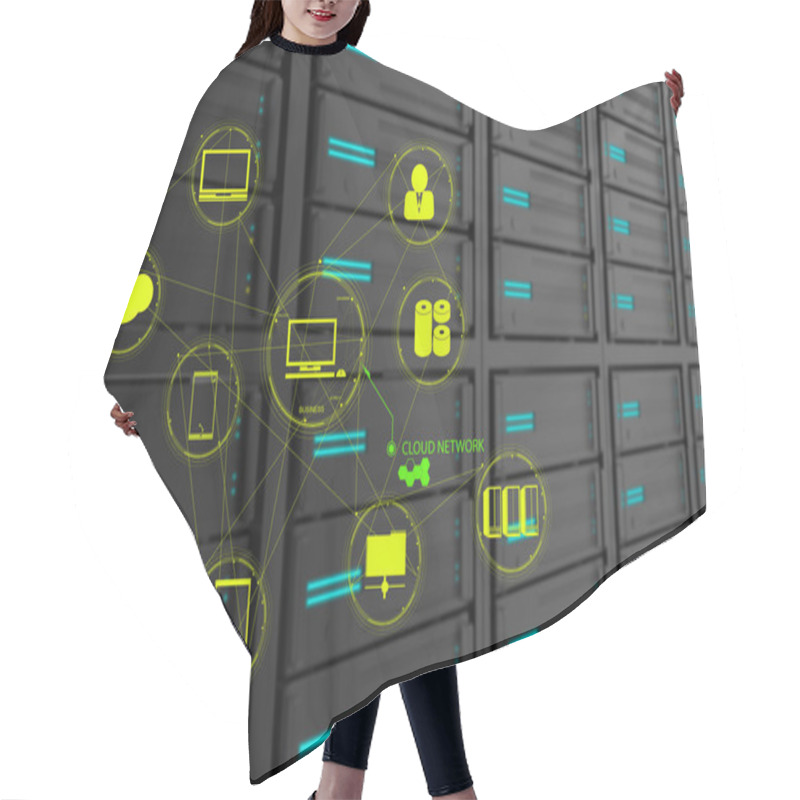 Personality  A Cloud Computing Diagram Hair Cutting Cape