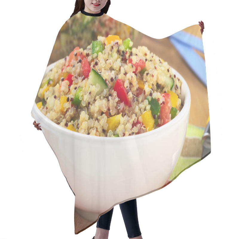 Personality  Vegetarian Quinoa Salad Hair Cutting Cape