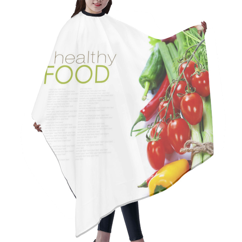 Personality  Fresh Vegetables Hair Cutting Cape