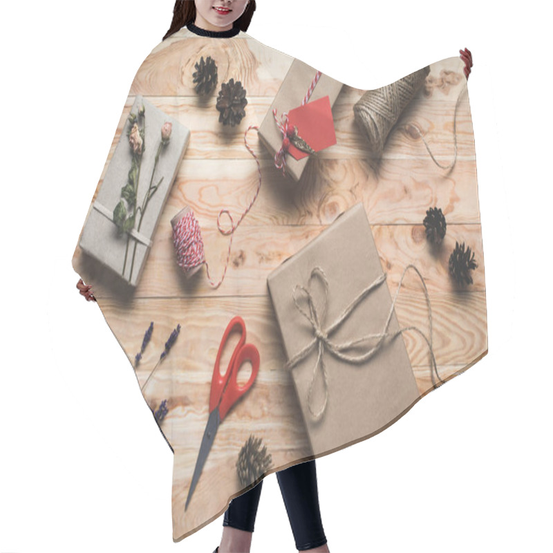 Personality  Christmas Gift And Decorations Hair Cutting Cape