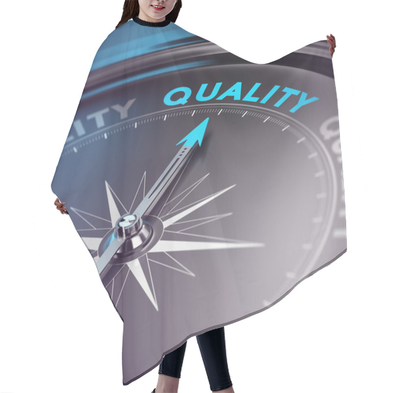 Personality  Quality Assurance Concept Hair Cutting Cape