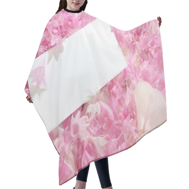 Personality  Petals Invitation Hair Cutting Cape