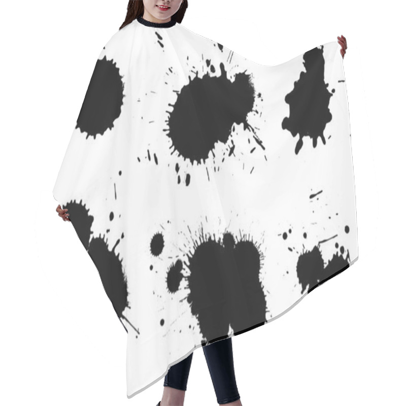 Personality  Set Of Ink Blots Hair Cutting Cape