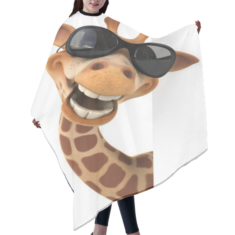 Personality  Fun Giraffe Hair Cutting Cape