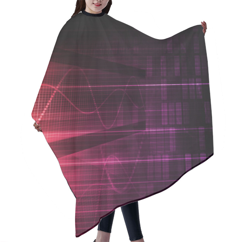 Personality  Virtual Technology Hair Cutting Cape