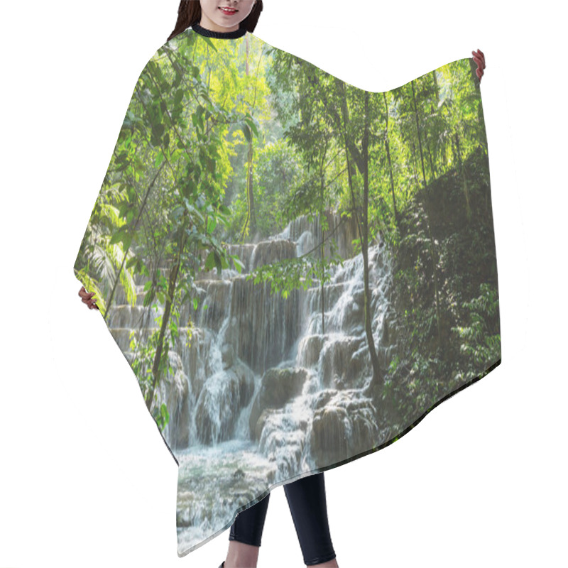 Personality  Waterfall In Jungle, Mexico Hair Cutting Cape