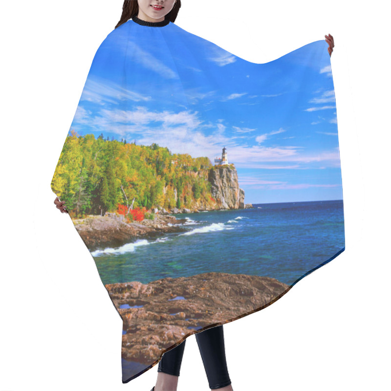 Personality  Split Rock Lighthouse Hair Cutting Cape