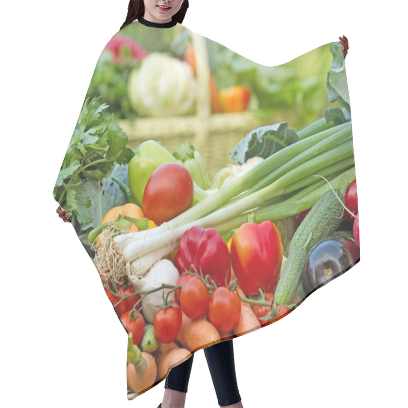 Personality  Fresh Organic Vegetables Hair Cutting Cape