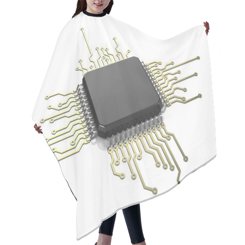 Personality  Microchip Hair Cutting Cape