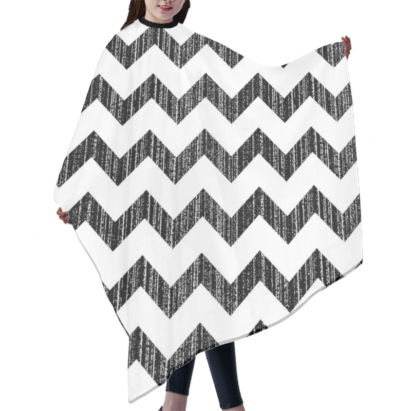 Personality  Chevron Pattern Hair Cutting Cape