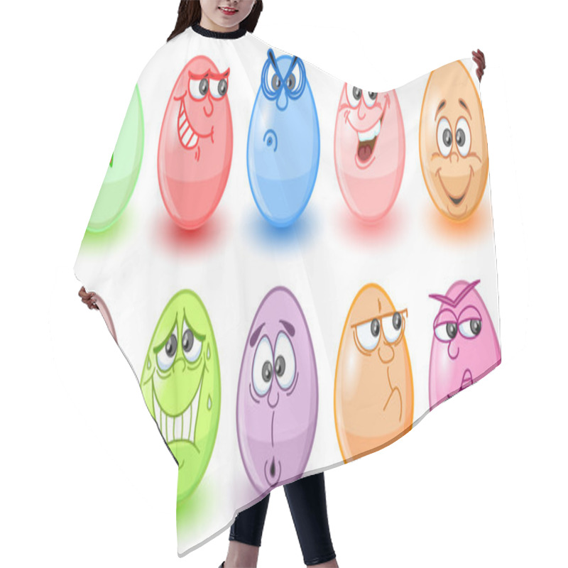 Personality  Cartoon Easter Eggs, Happy Easter Hair Cutting Cape