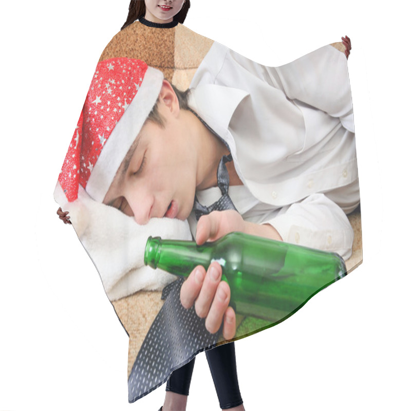 Personality  Drunken Teenager Sleeping Hair Cutting Cape