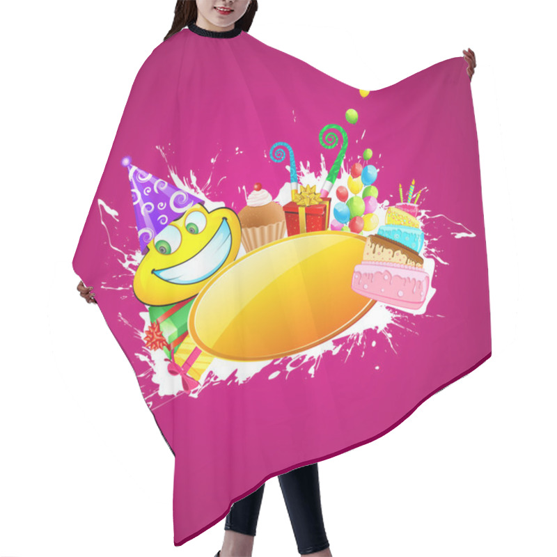 Personality  Happy Birthday Hair Cutting Cape