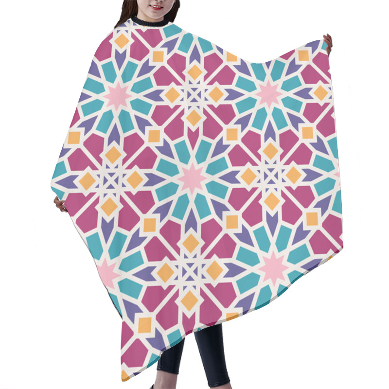 Personality  Seamless Pattern, Islamic Inspired Hair Cutting Cape