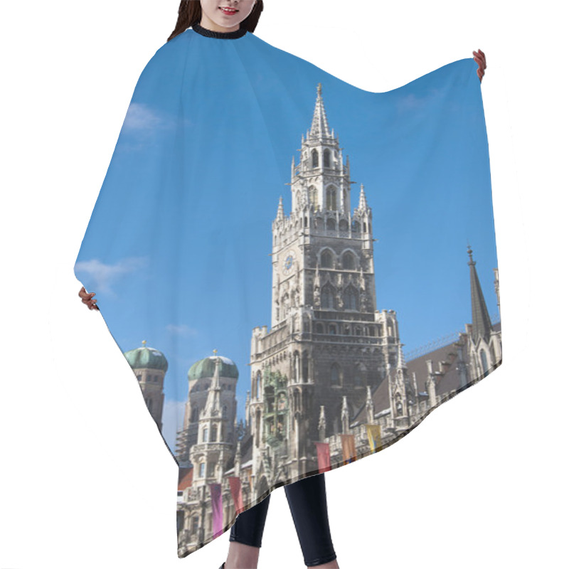 Personality  Munich Marienplatz And City Hall, Germany Hair Cutting Cape