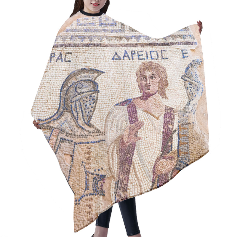 Personality  Ancient Mosaic In Kourion, Cyprus Hair Cutting Cape