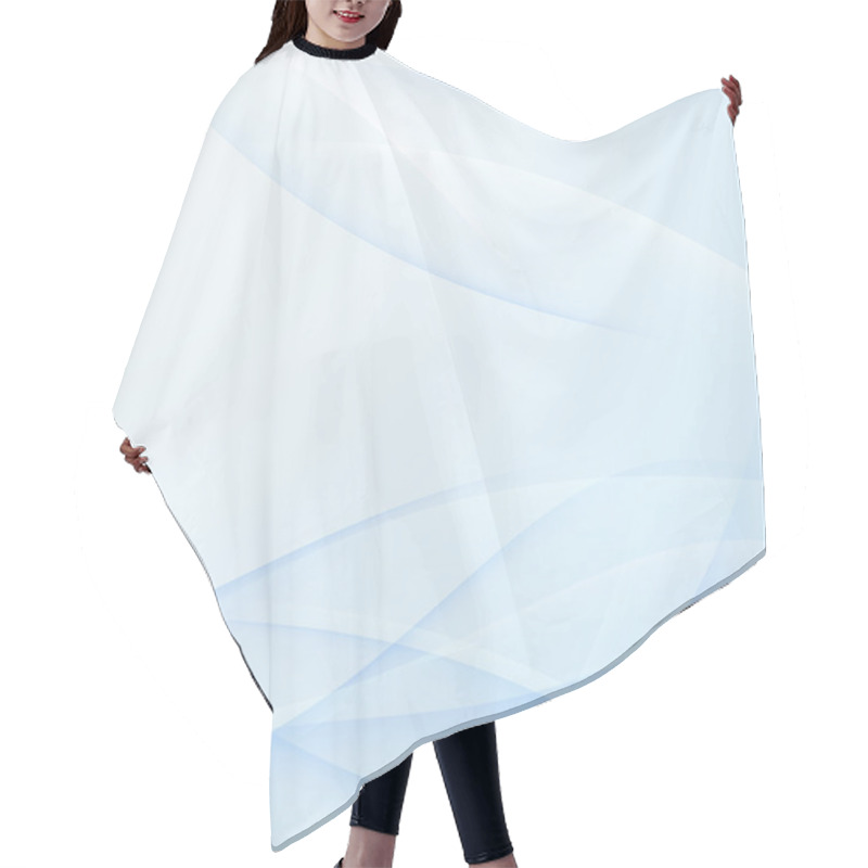 Personality  Abstract Satin Swooshes Lines Background Hair Cutting Cape