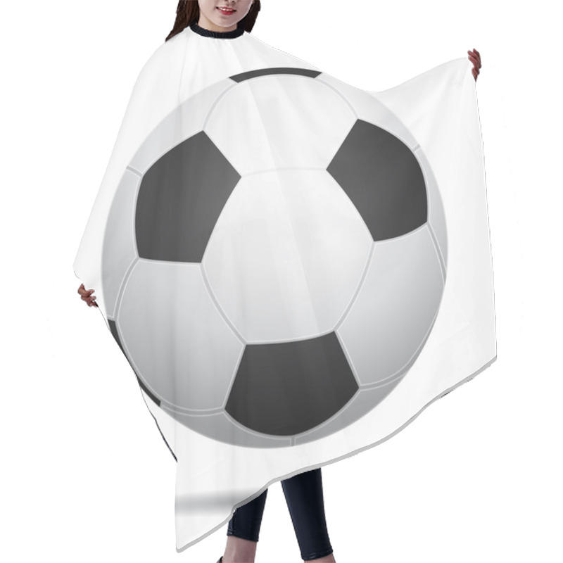 Personality  3D Realistic Soccer Ball Icon II. Hair Cutting Cape