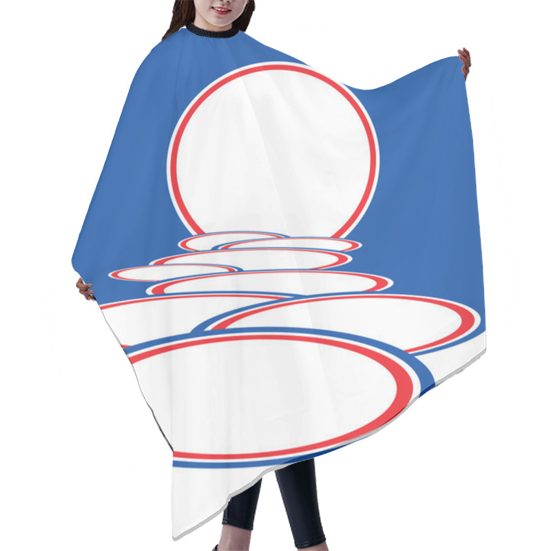 Personality  American Patriotic Background Hair Cutting Cape