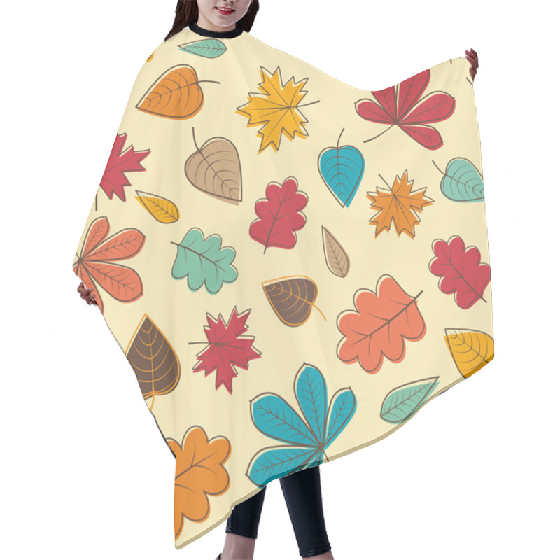 Personality  Autumnal Background Hair Cutting Cape