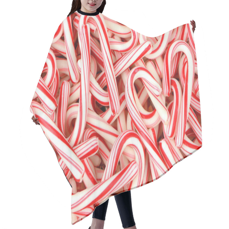 Personality  Candy Canes Hair Cutting Cape