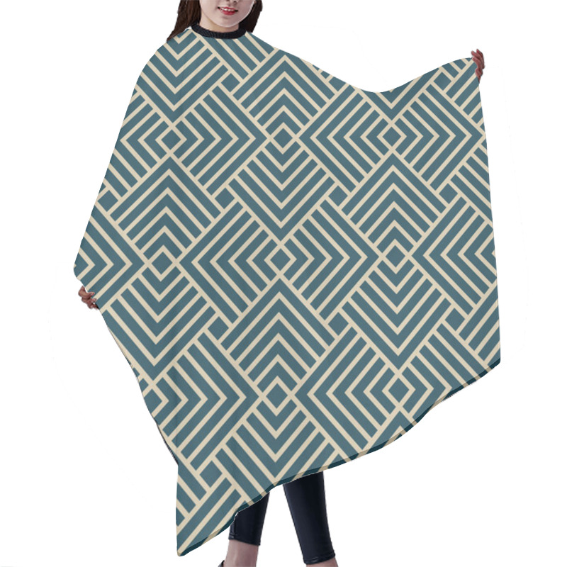 Personality  Art Deco Seamless Pattern Background Wallpaper Hair Cutting Cape