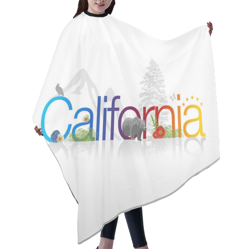 Personality  California Hair Cutting Cape