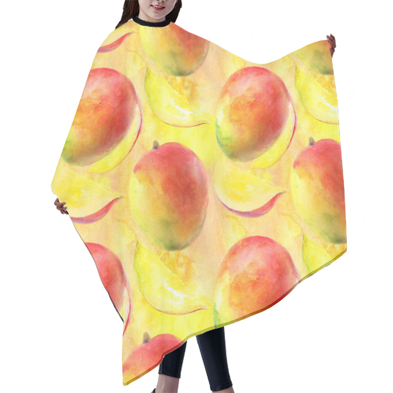 Personality  Mango Fruit Pattern Hair Cutting Cape