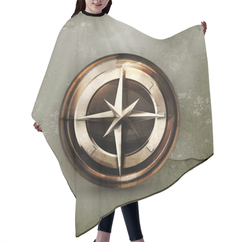 Personality  Compass, Old-style Hair Cutting Cape