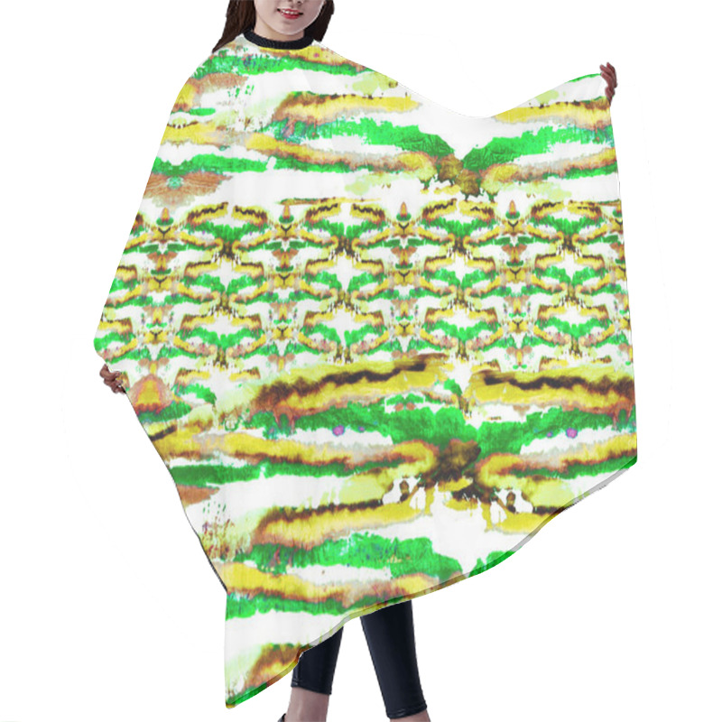 Personality  Zebra Seamless Pattern. Hair Cutting Cape